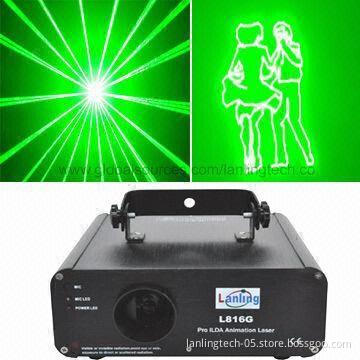 100mW Green Animation DJ Stage Laser Light Equipment with Aluminum Alloy Housing